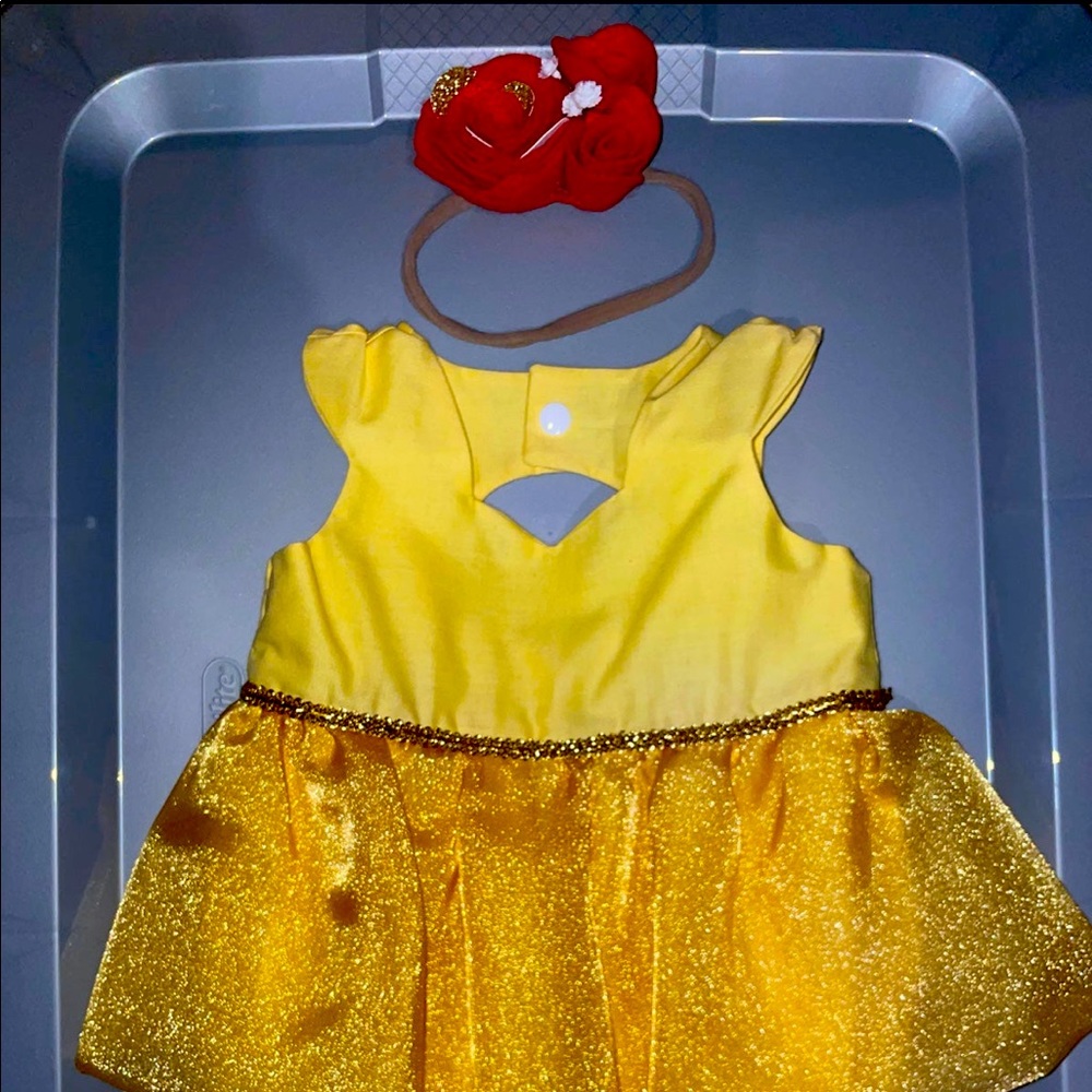12/18 month baby belle outfit/costume